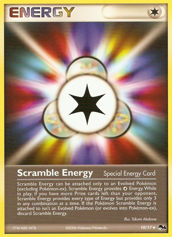 Scramble Energy 10 POP Series 4 2006 Pokemon Card