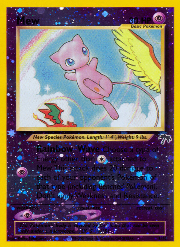 Mew Southern Islands Card Price How much it's worth ...
