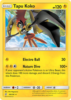 Pokemon Tapu KoKo EX 1