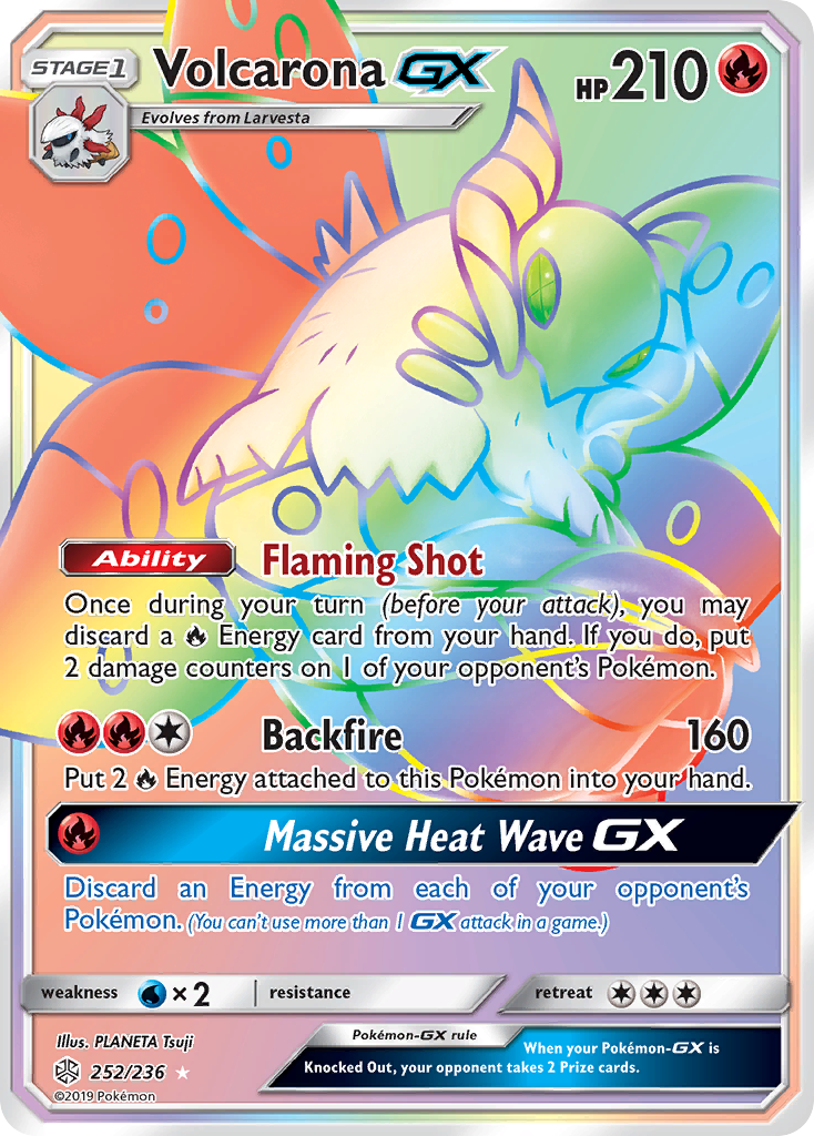 Volcarona-GX Cosmic Eclipse Card Price How much it's worth ...