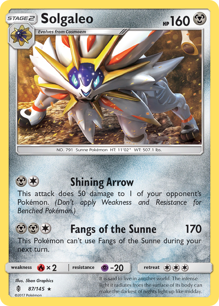 Solgaleo Guardians Rising Card Price How much it's worth