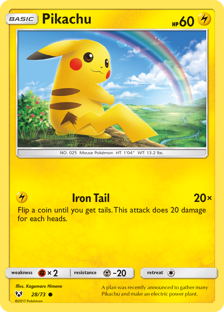 pikachu v pokemon card