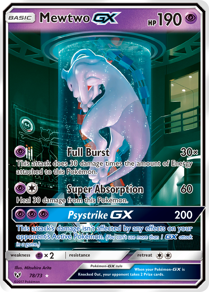 Mewtwo-GX Shining Legends Card Price How much it's worth? | PKMN Collectors