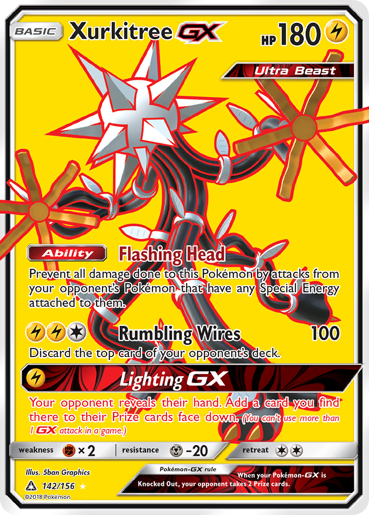 Lunala Prism Star - Ultra Shiny GX #47 Pokemon Card