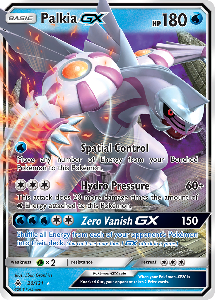 Palkia-GX Forbidden Light Card Price How much it's worth? | PKMN Collectors