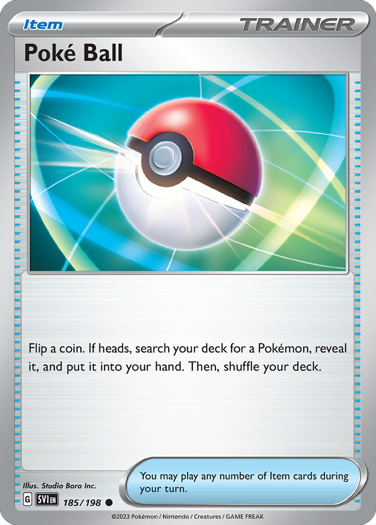 Poke Ball 185/198 [reversed holofoil] Pokémon kaart