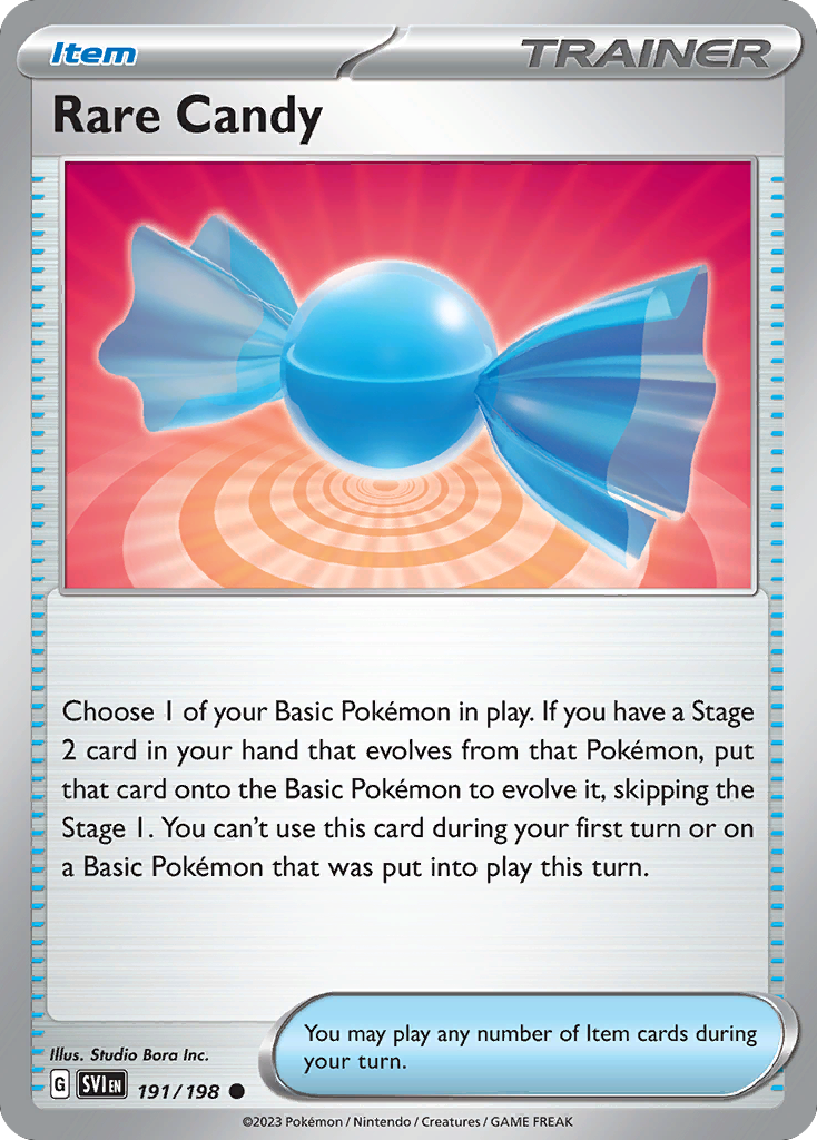 Rare Candy 191/198 [reversed holofoil] Pokémon kaart