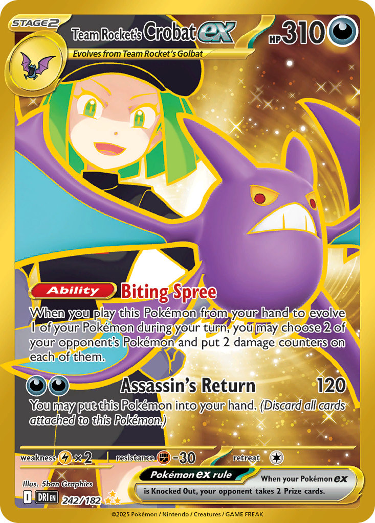 Team Rocket’s Crobat ex – 242