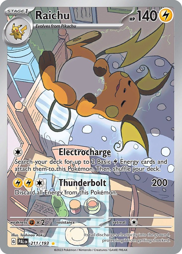Raichu 211/193 Pokémon kaart
