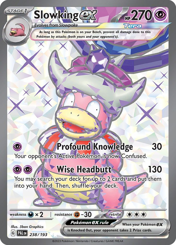 Slowking EX 238/193 Pokémon kaart