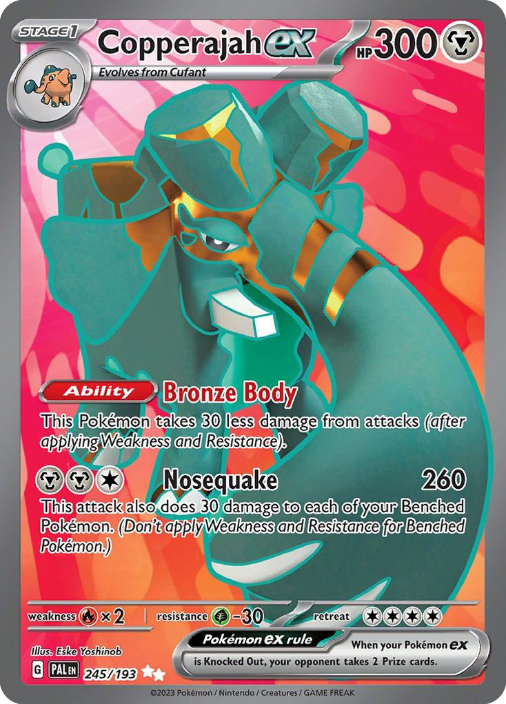 Copperajah EX 245/193 Pokémon kaart