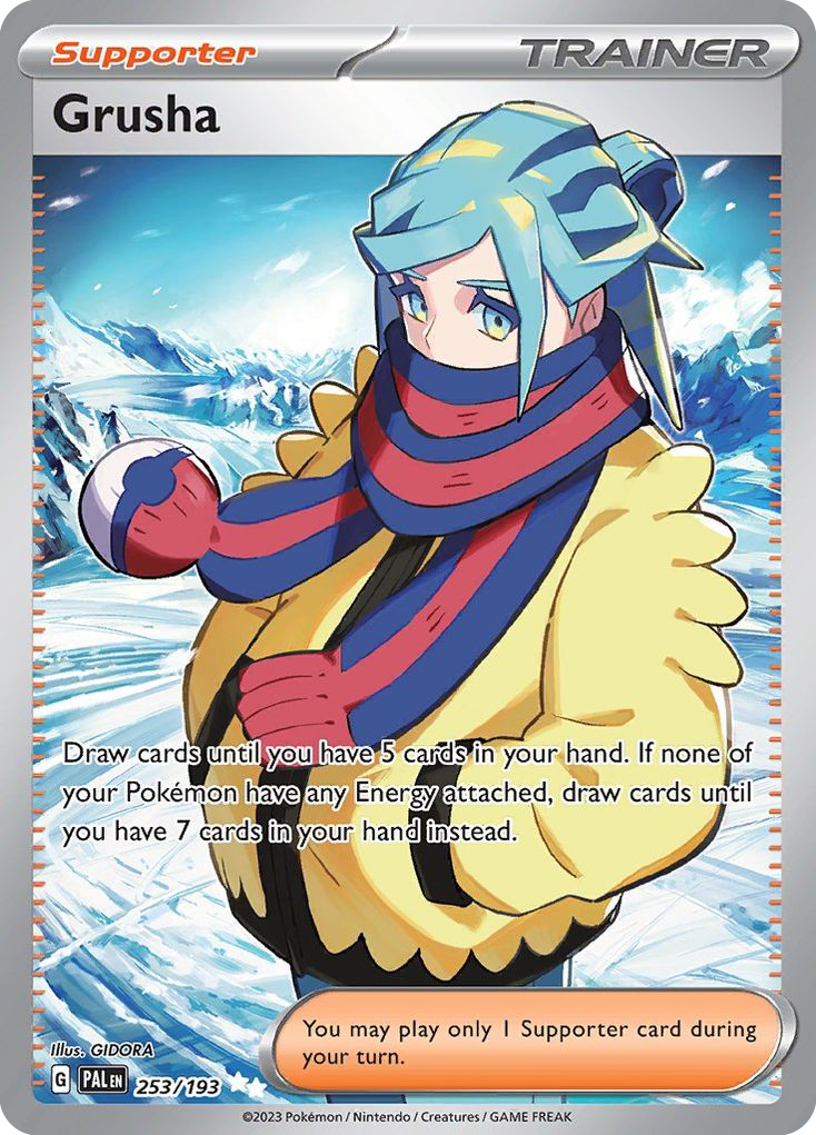 Grusha 253/193 Pokémon kaart