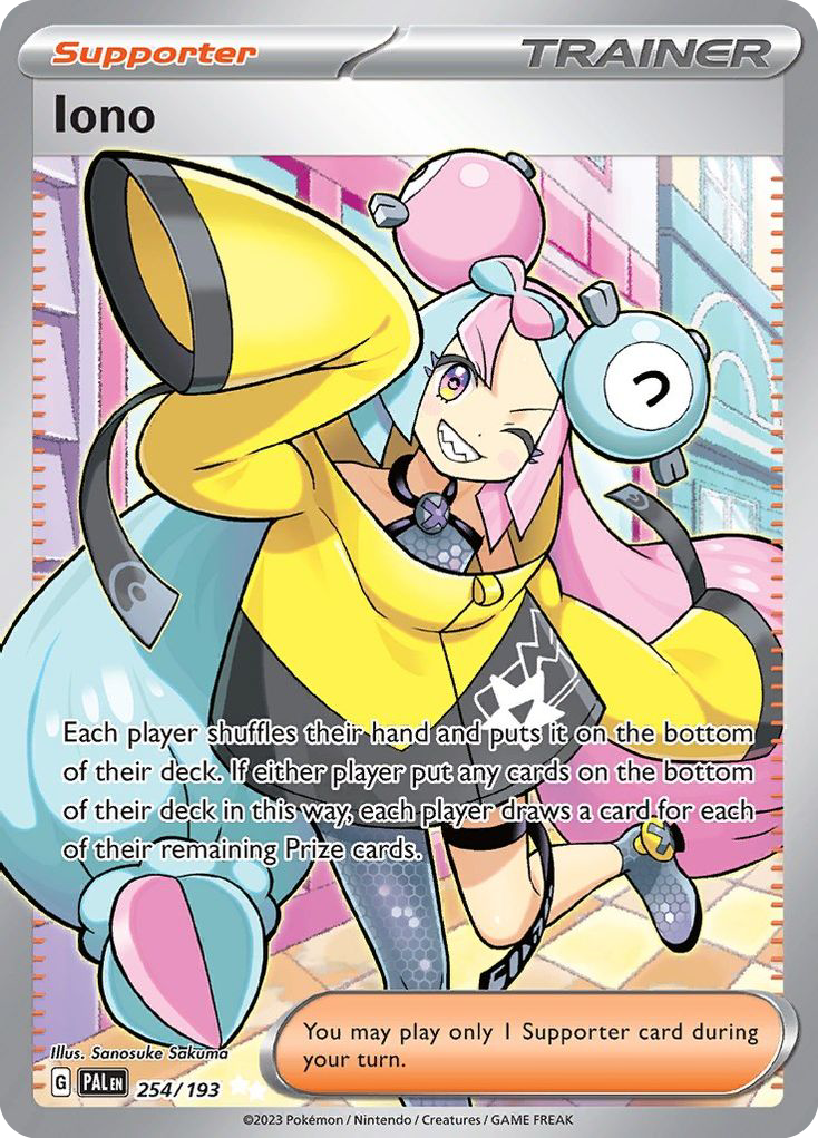 Iono 254/193 Pokémon kaart