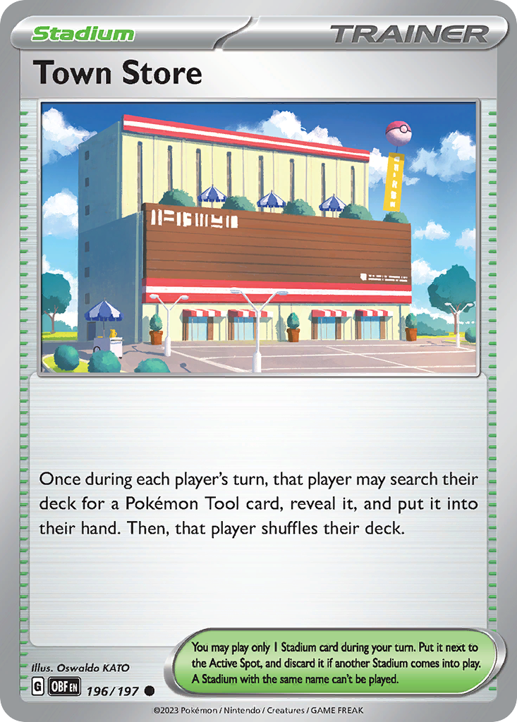 Town Store 196/197 Pokémon kaart
