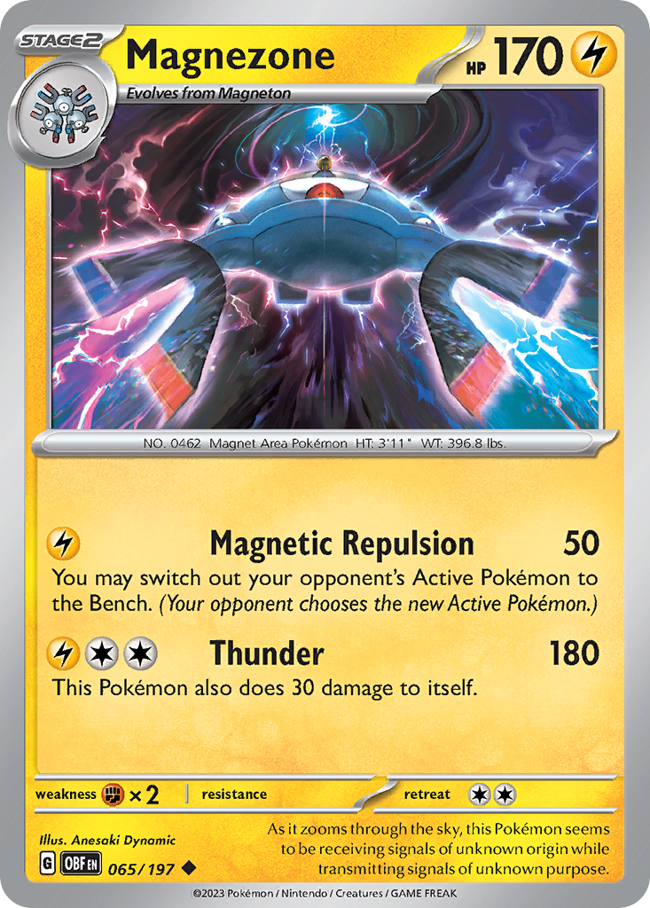 Magnezone 65/197 Pokémon kaart