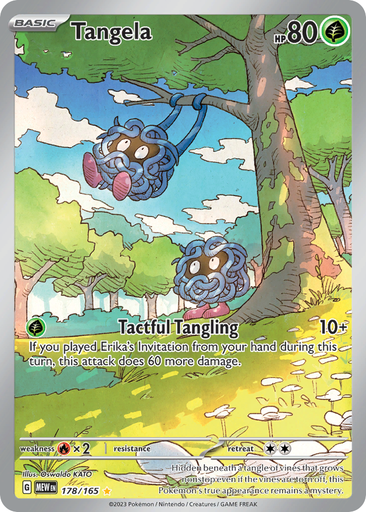 Tangela 178/165 Pokémon kaart
