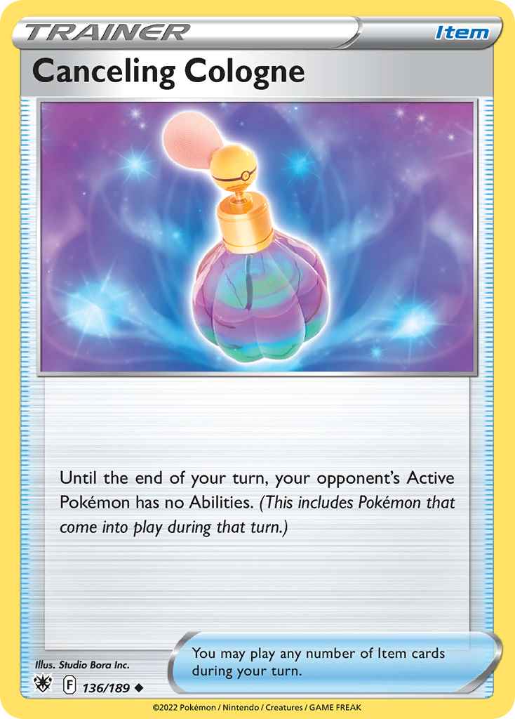 Canceling Cologne 136/189 [reversed holofoil] Pokémon kaart