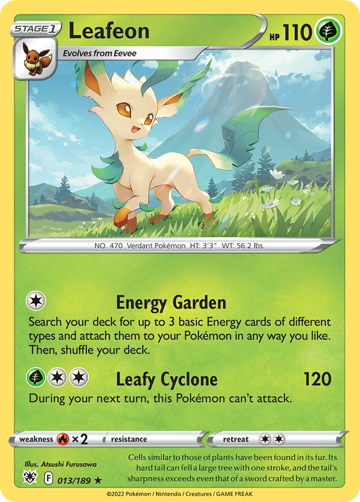 Leafeon 13/189 Pokémon kaart