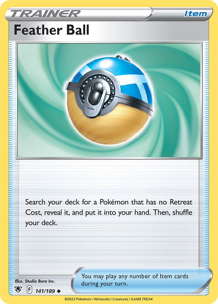 Feather Ball 141/189 [reversed holofoil] Pokémon kaart