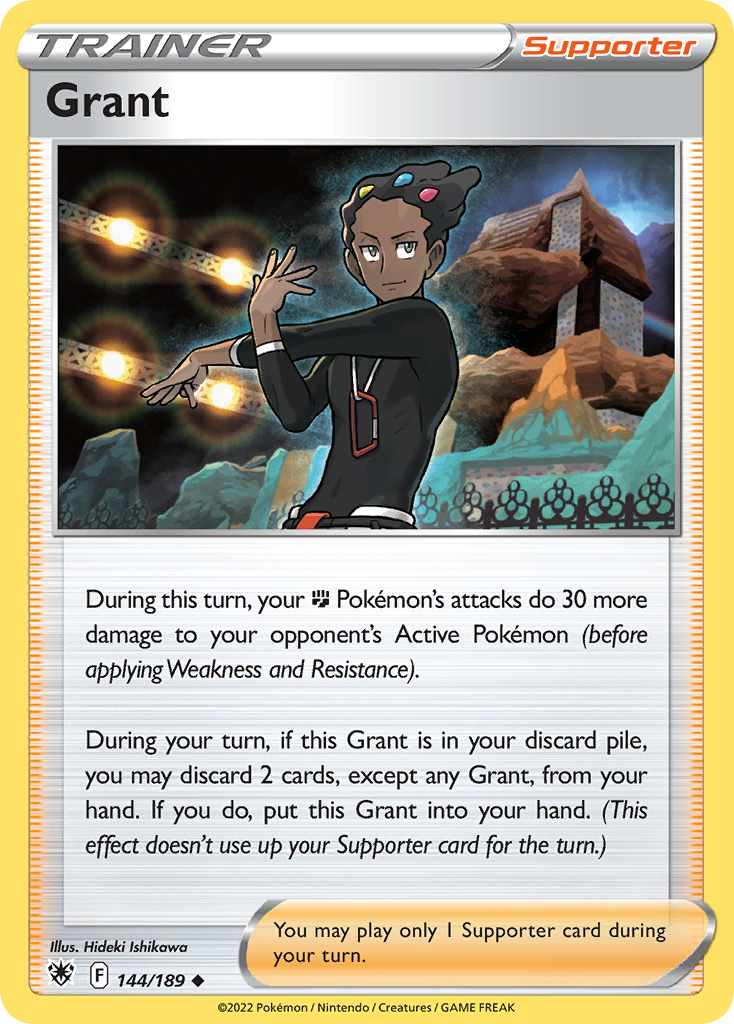 Grant 144/189 [reversed holofoil] Pokémon kaart