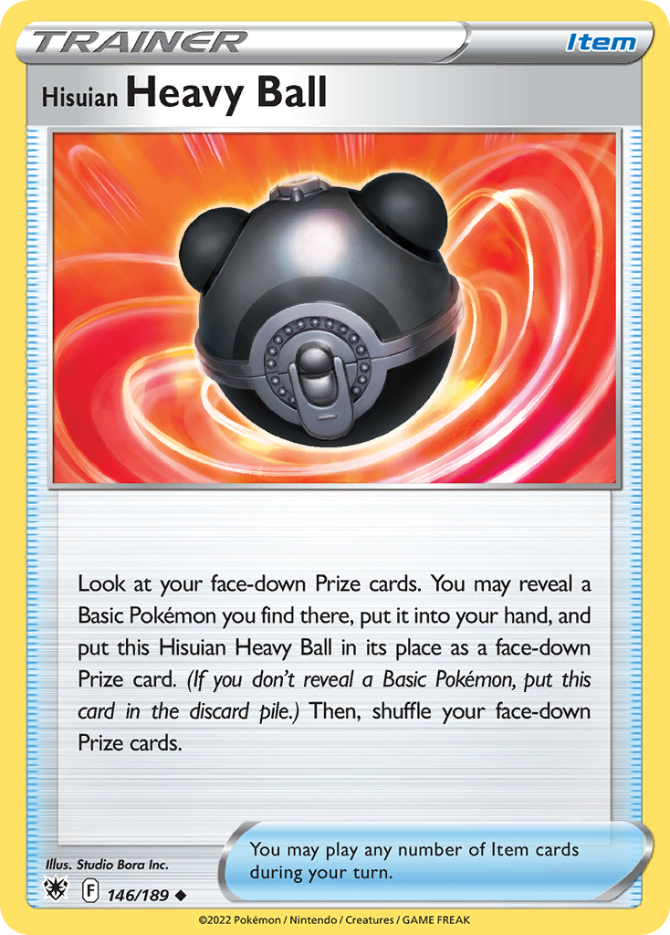 Hisuian Heavy Ball 146/189 [reversed holofoil] Pokémon kaart