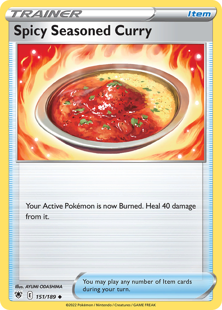 Spicy Seasoned Curry 151/189 [reversed holofoil] Pokémon kaart