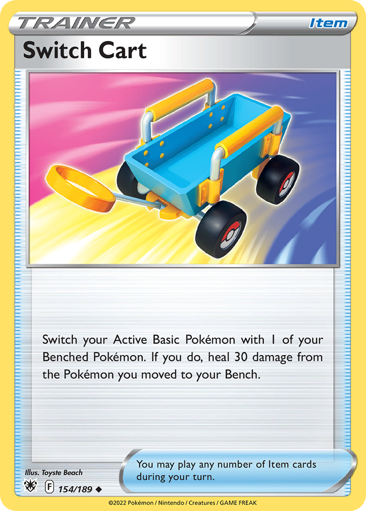Switch Cart 154/189 [reversed holofoil] Pokémon kaart