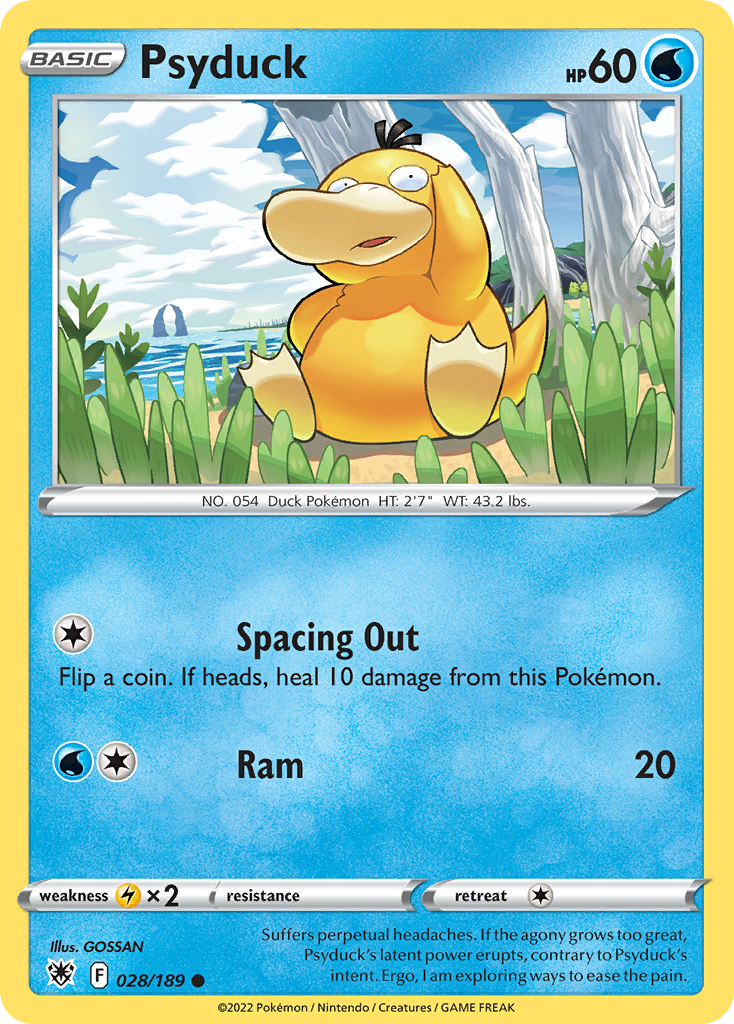 Psyduck 28/189 Pokémon kaart
