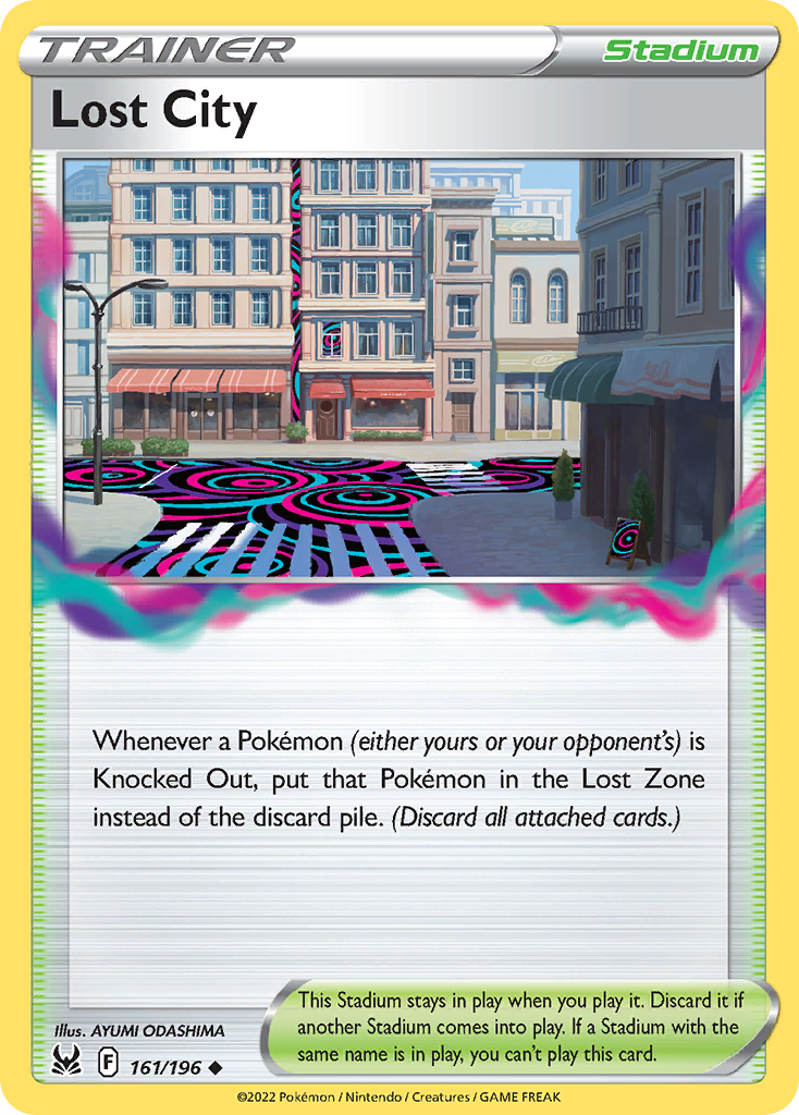 Lost City 161/196 [reversed holofoil] Pokémon kaart