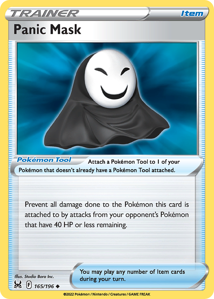 Panic Mask 165/196 [reversed holofoil] Pokémon kaart