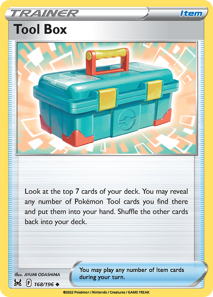 Tool Box 168/196 [reversed holofoil] Pokémon kaart