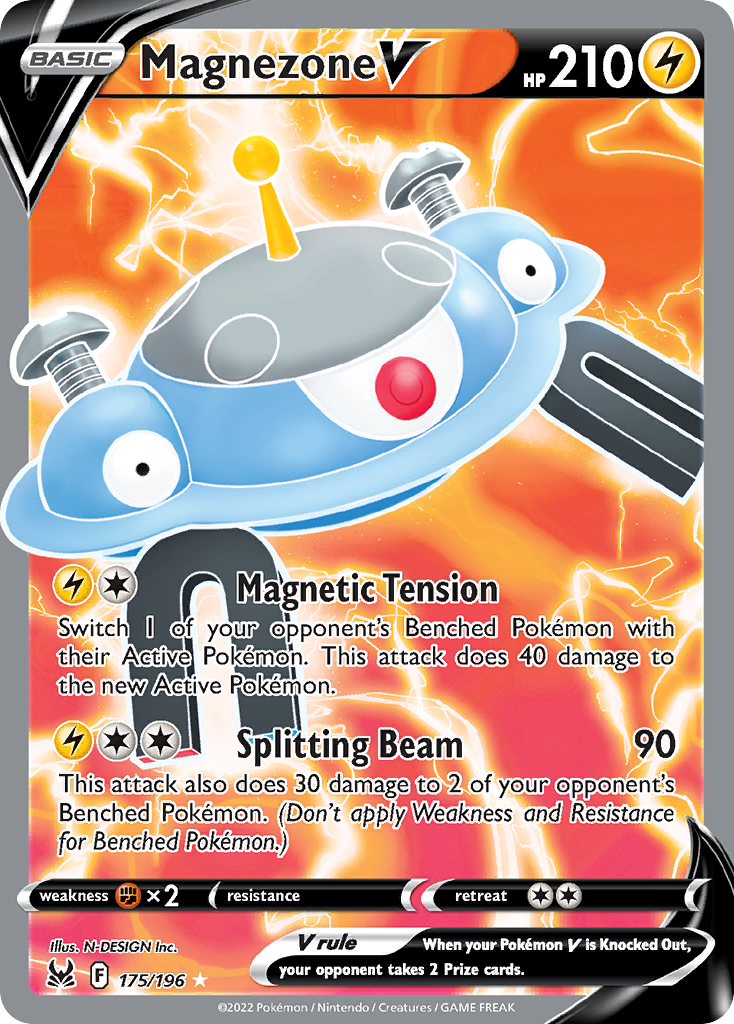 Magnezone V 175/196 Pokémon kaart