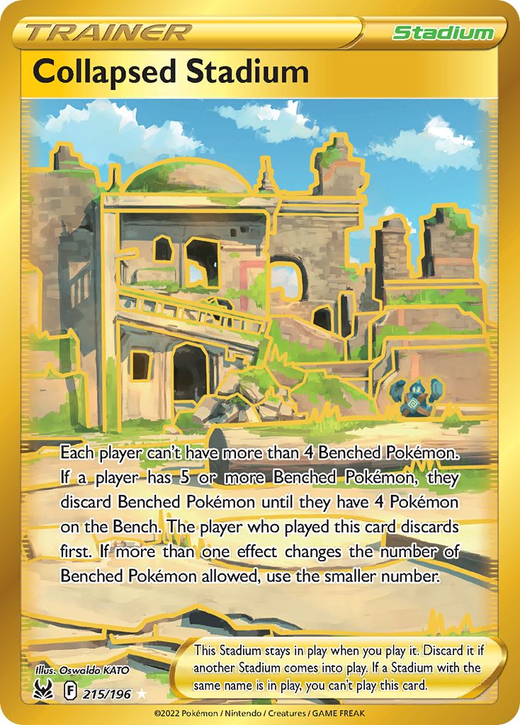 Collapsed Stadium 215/196 Pokémon kaart