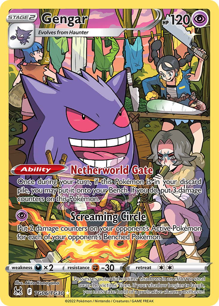 Gengar TG06/30 Pokémon kaart