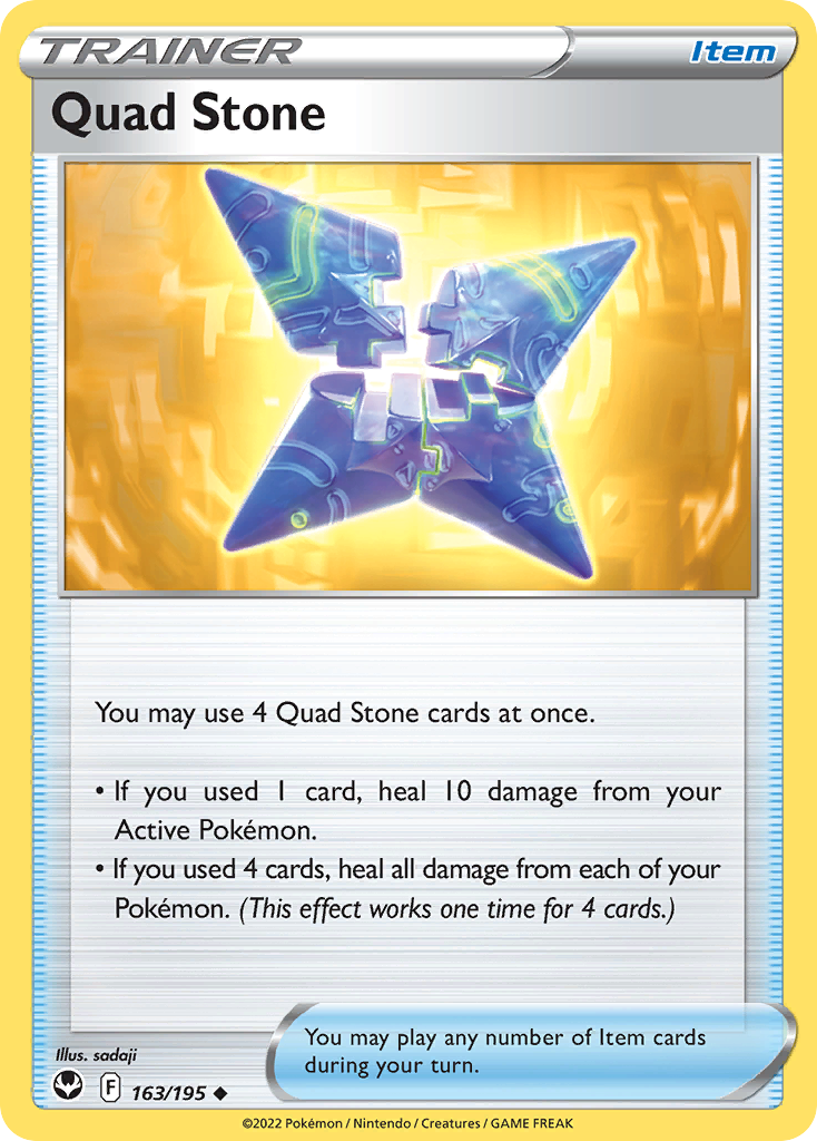 Quad Stone 163/195 [reversed holofoil] Pokémon kaart