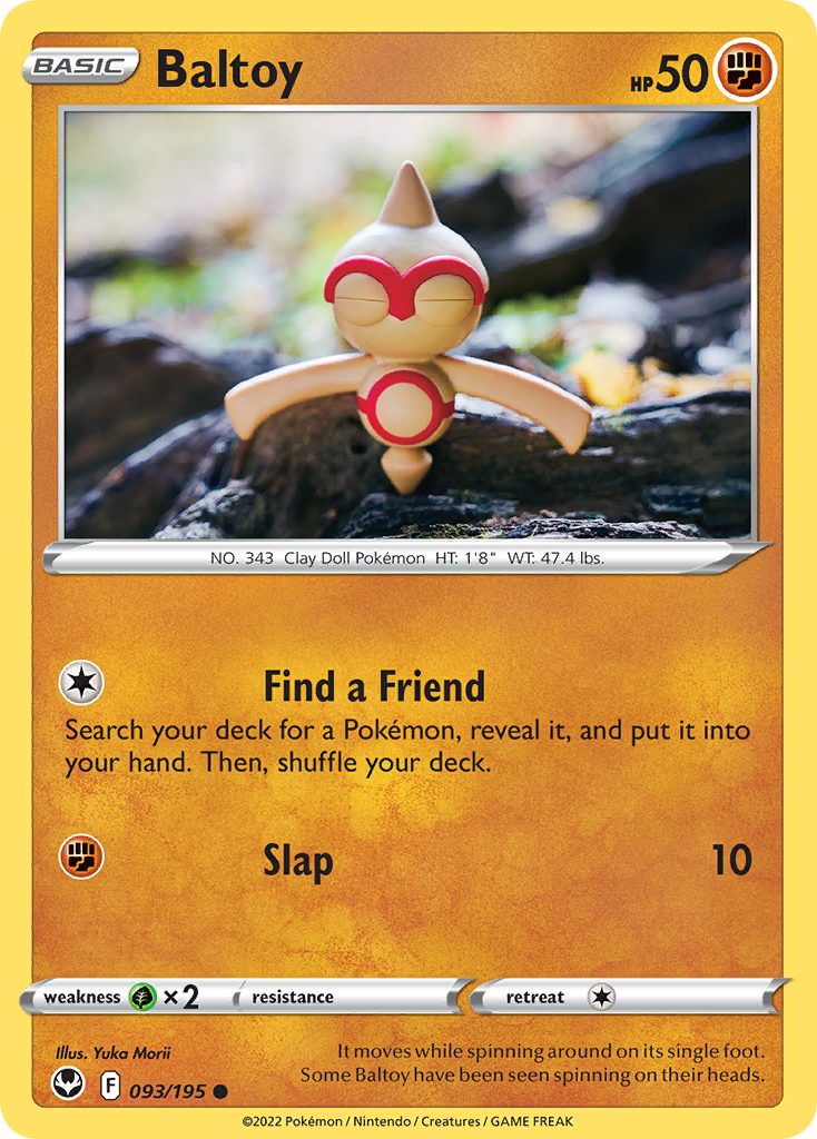 Baltoy 93/195 [reversed holofoil] Pokémon kaart