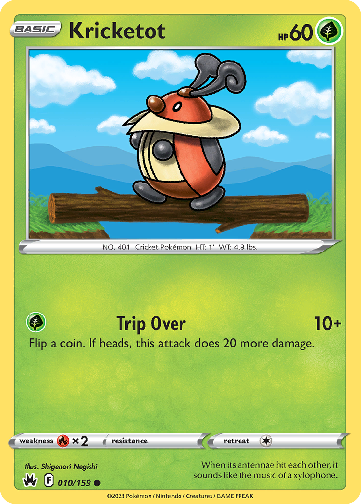 Kricketot 10/159 Pokémon kaart