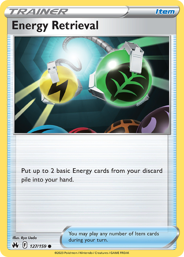 Energy Retrieval 127/159 Pokémon kaart
