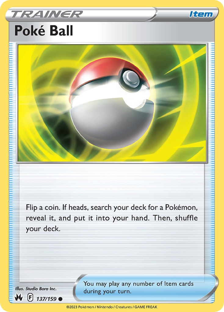 Poké Ball 137/159 Pokémon kaart