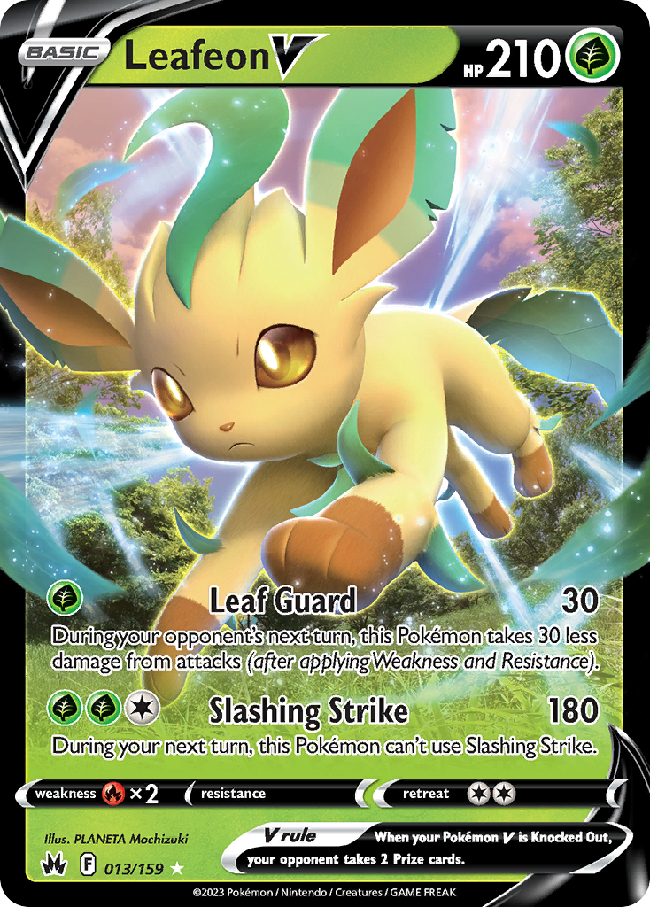 Leafeon V 13/159 Pokémon kaart