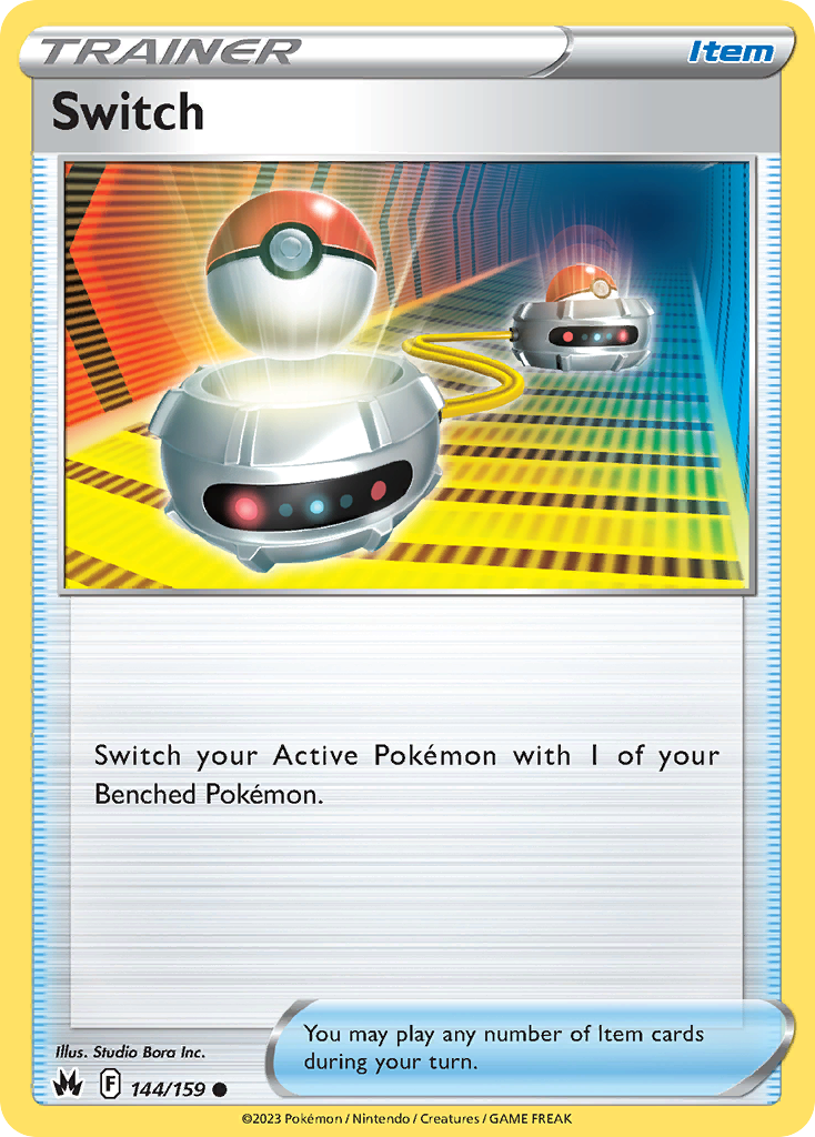 Switch 144/159 Pokémon kaart