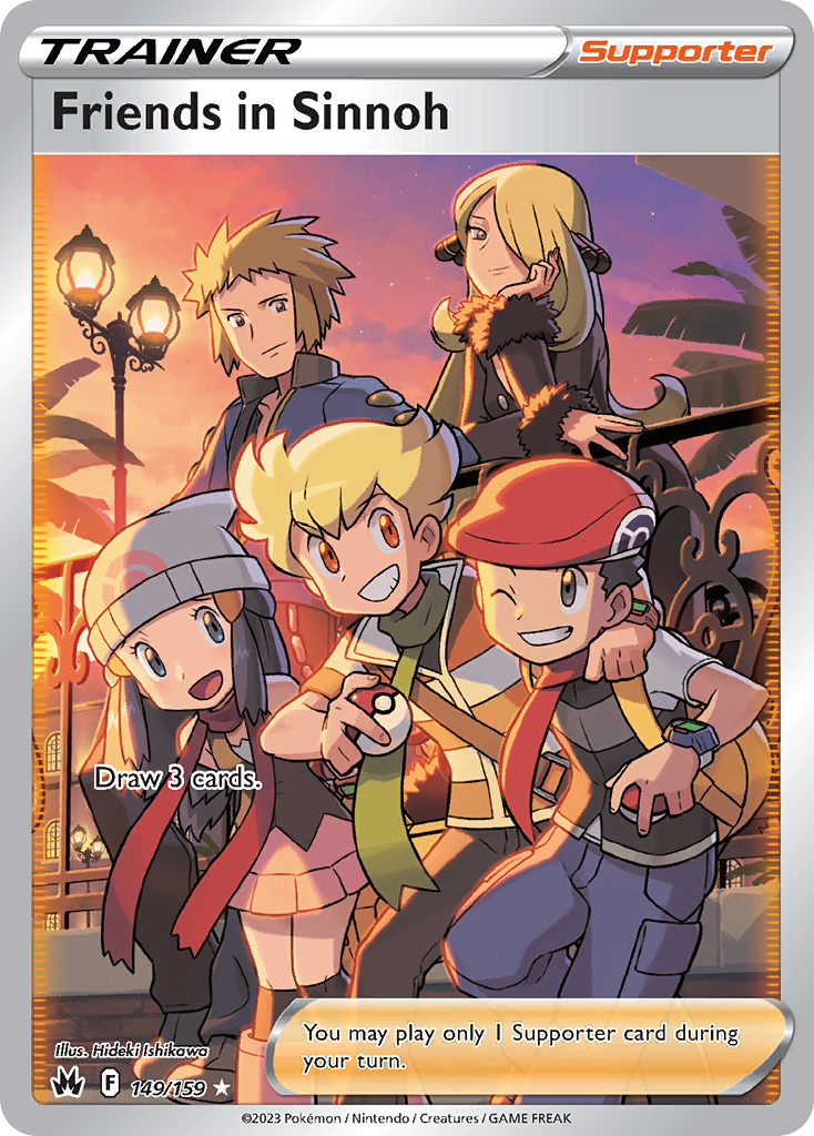 Friends in Sinnoh 149/159 Pokémon kaart