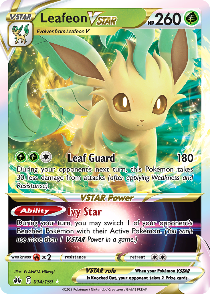 Leafeon V STAR 14/159 Pokémon kaart