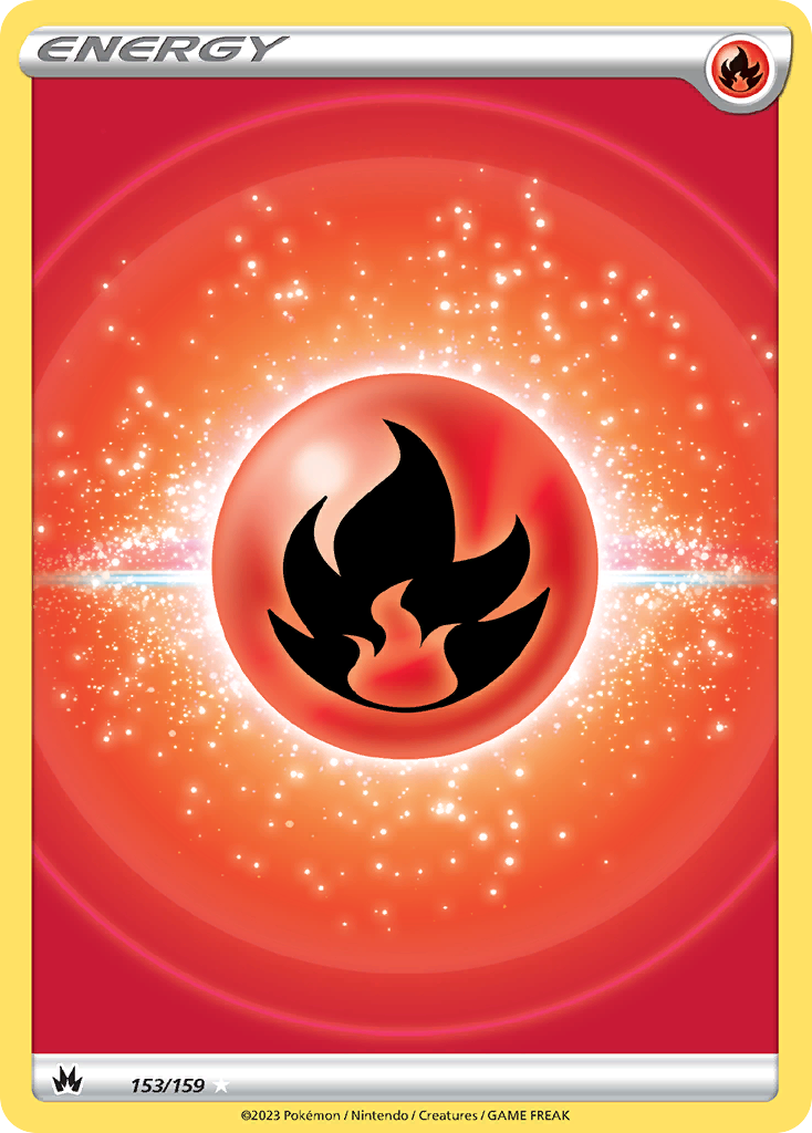 Fire Energy 153/159 Pokémon kaart