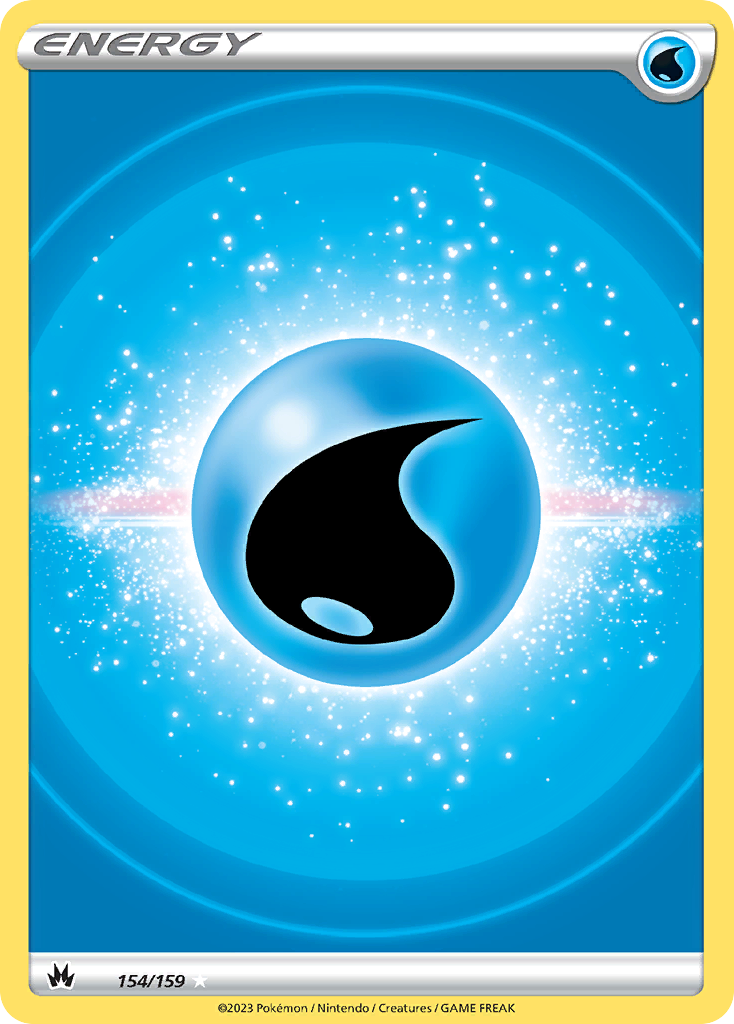 Water Energy 154/159 Pokémon kaart