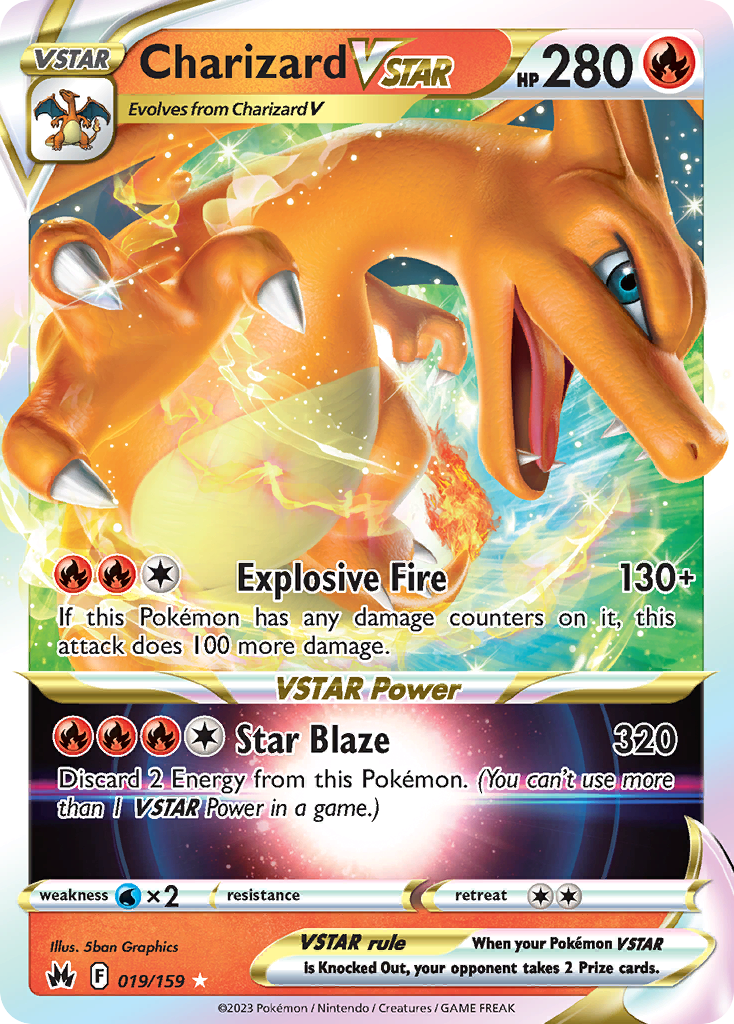 Charizard VSTAR 19/159 Pokémon kaart