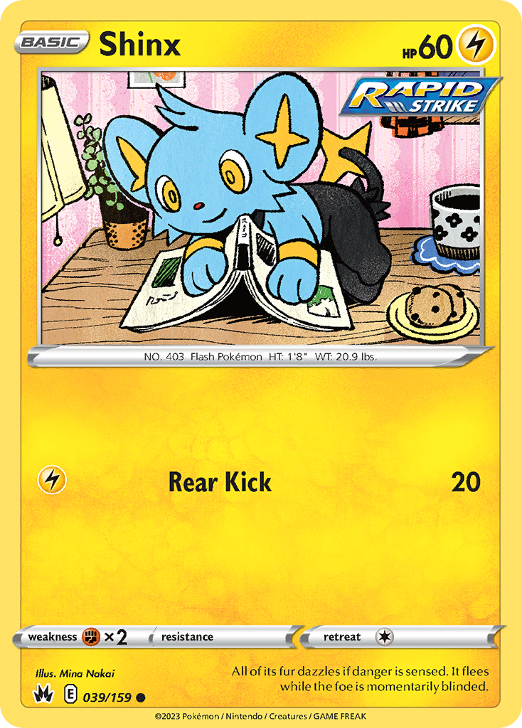 Shinx 39/159 Pokémon kaart