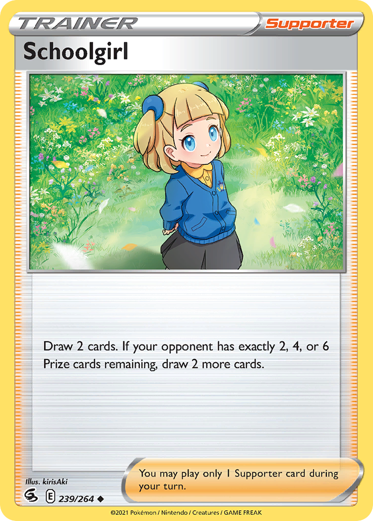 Schoolgirl 239/264 Pokémon kaart