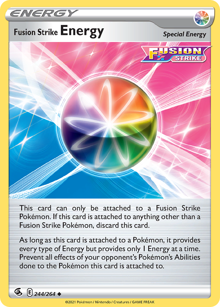 Fusion Strike Energy 244/264 Pokémon kaart