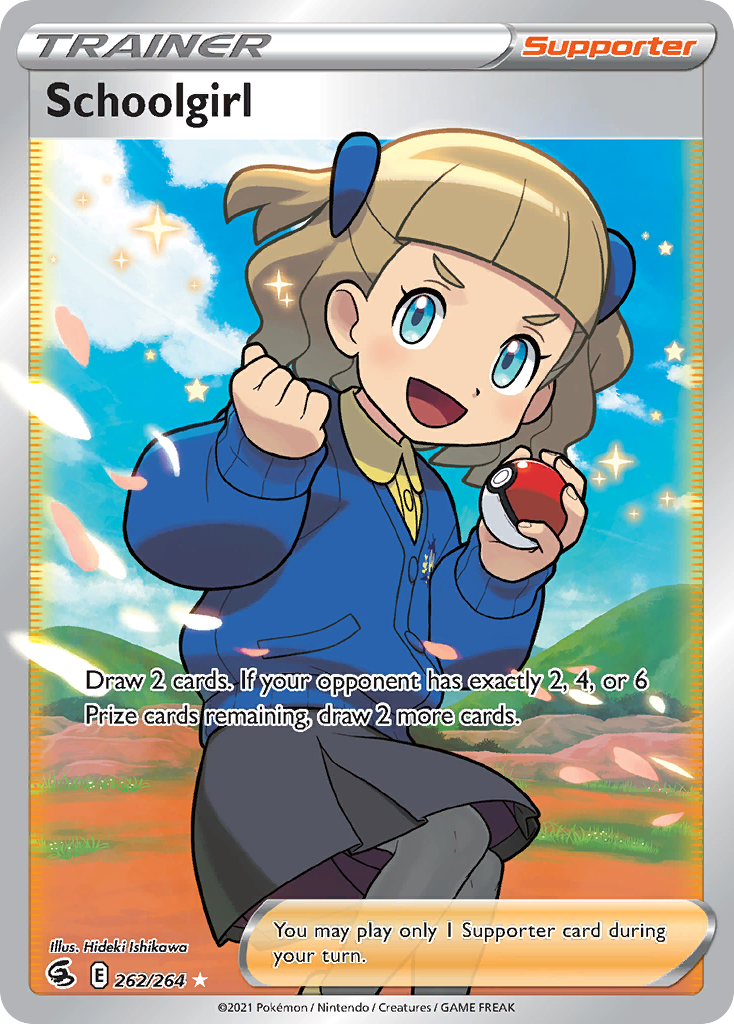 Schoolgirl 262/264 Pokémon kaart
